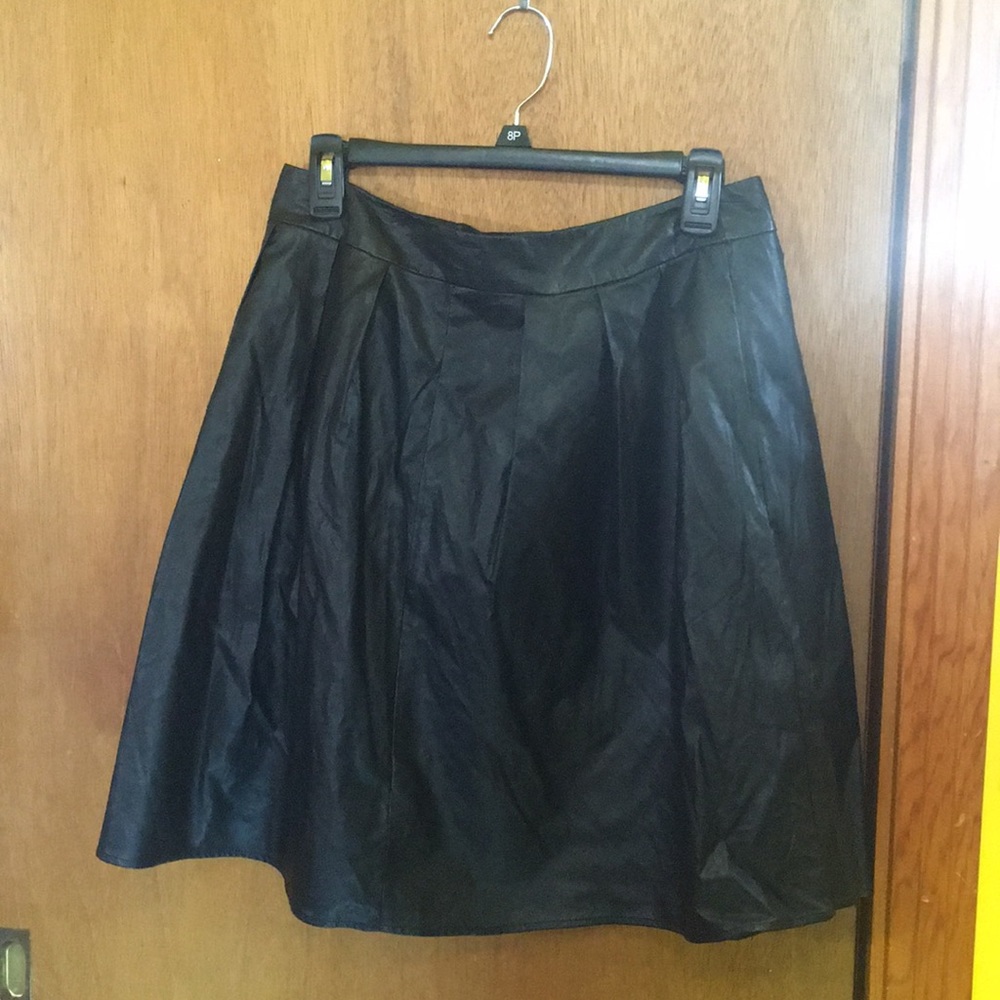 Worthington faux leather midi skirt